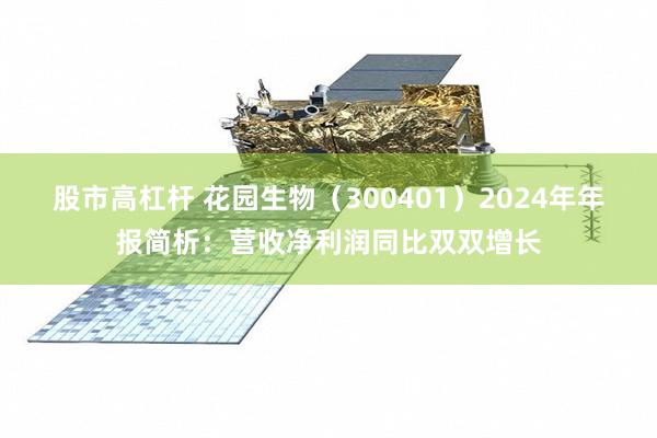 股市高杠杆 花园生物（300401）2024年年报简析：营收净利润同比双双增长